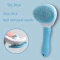 Hair Remover Pet Brush for Dog Cat Grooming Tool Self Cleaning Slicker Comb NEW
