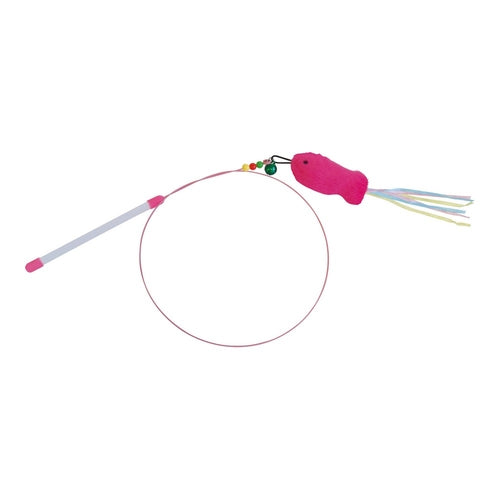 Cat Wand Toy with Fish Fluffy Attachment — Gloria Deneb