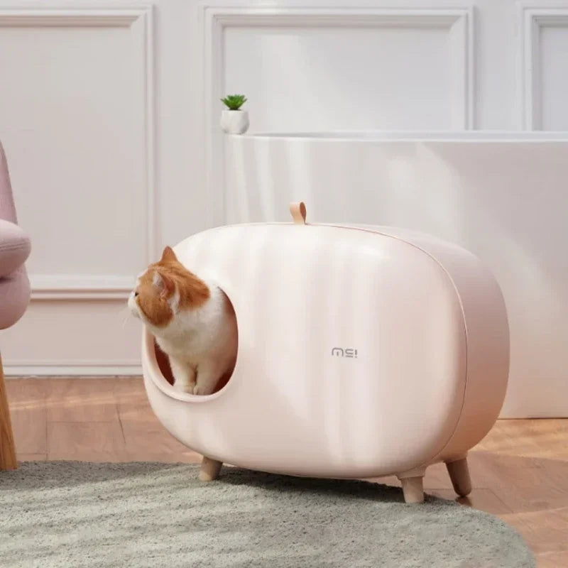 Mochi Fully Enclosed Cat Litter Box — 5 Colours