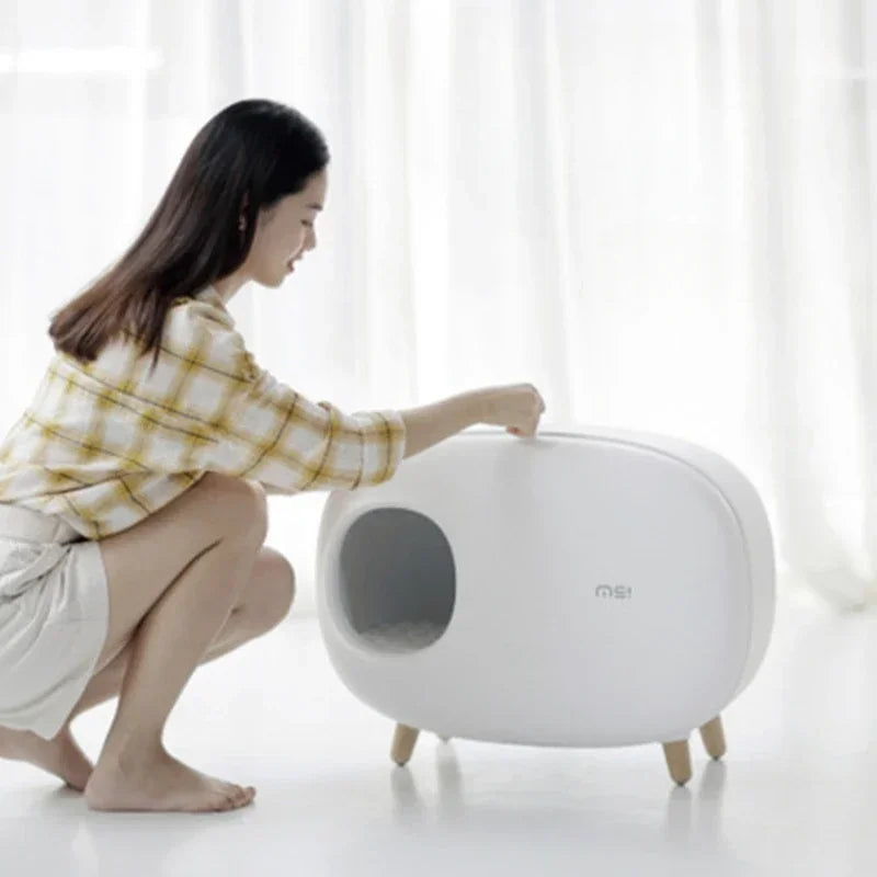 Mochi Fully Enclosed Cat Litter Box — 5 Colours
