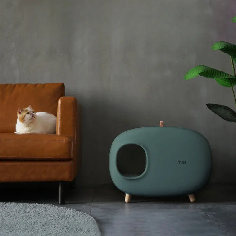 Mochi Fully Enclosed Cat Litter Box — 5 Colours