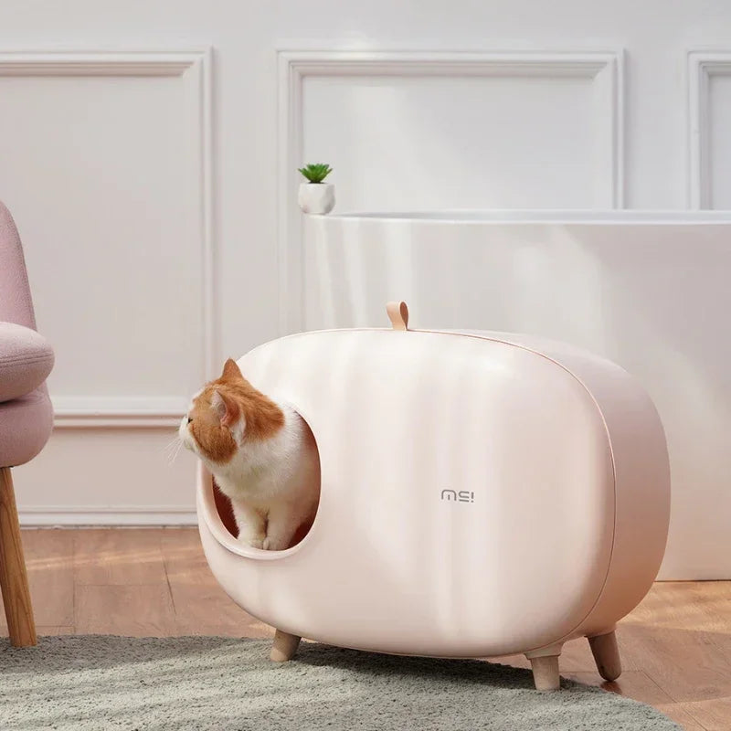 Mochi Fully Enclosed Cat Litter Box — 5 Colours